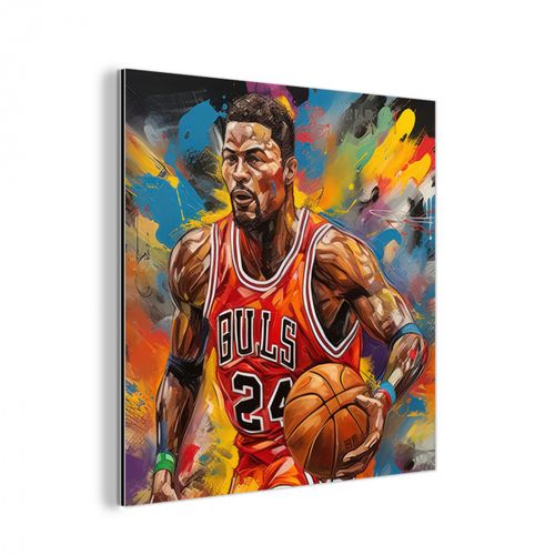 aluminium wit - Basketbal - Verf - Kleuren - Rood