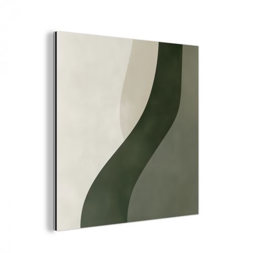 aluminium wit - Japandi - Groen - Abstract - Modern
