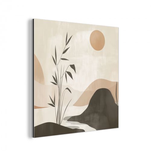 aluminium wit - Japandi - Landschap - Beige
