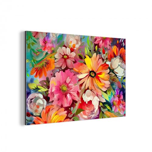 Aluminium - Bloemen - Kunst - Schilderij - Botanisch