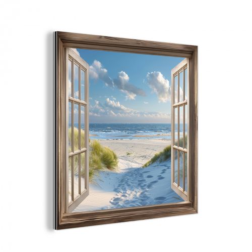 Aluminium - Doorkijk - Strand - Raam - Duinen - Zee