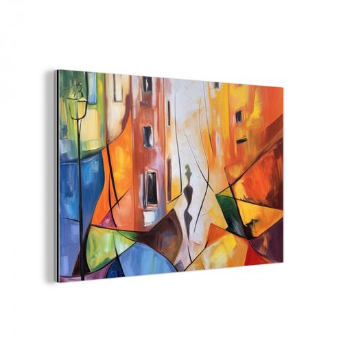 Aluminium - Abstract - Kunst - Schilderij - Kleuren