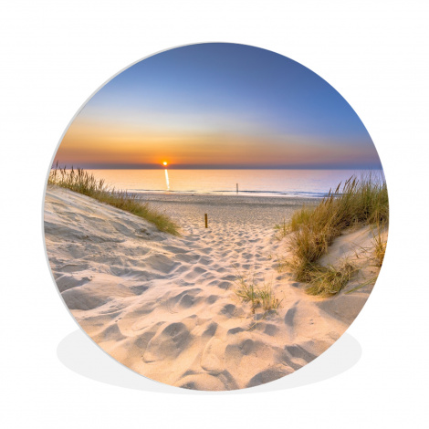 Muurcirkel - Duin - Zonsondergang - Horizon - Strand - Gras
