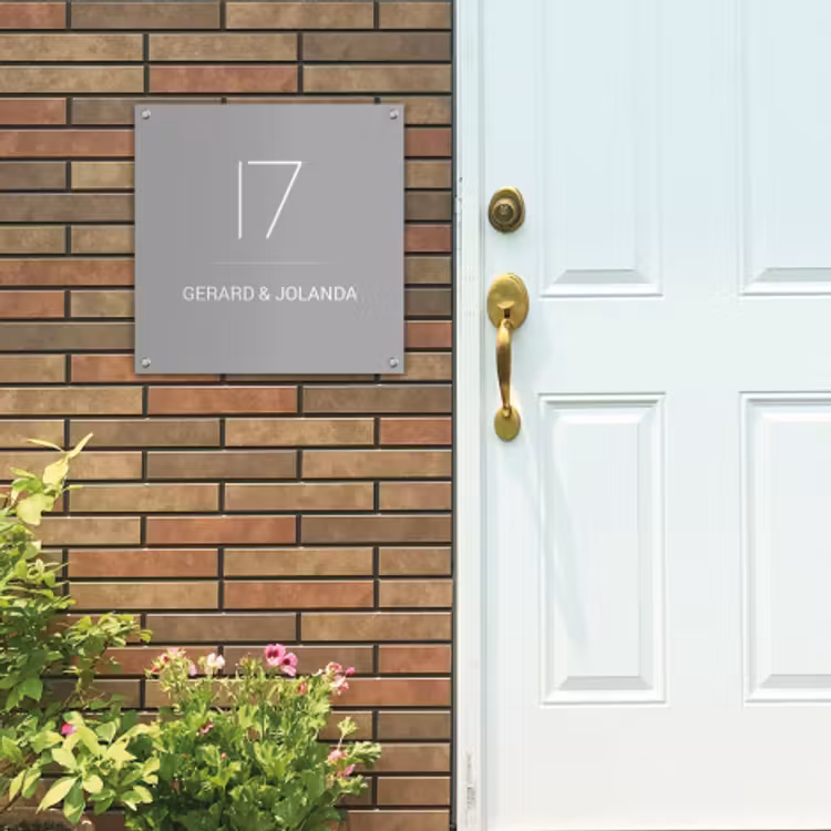 Naambord effen kleur — 3