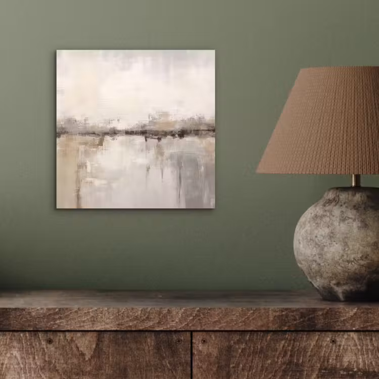 Aluminium schilderij - Moderne kunst - Abstract - Beige — 4