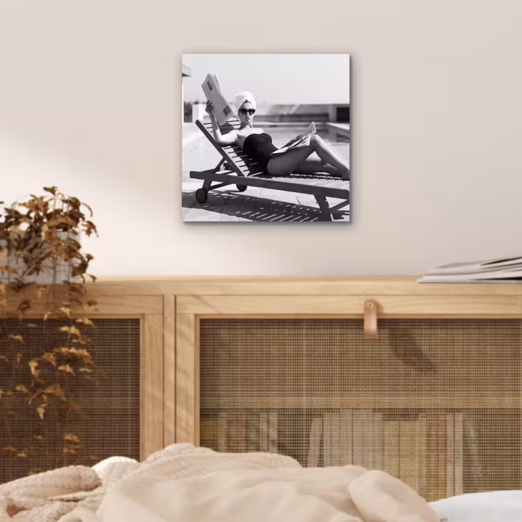 Aluminium schilderij - Glamour - Modern - Zwart - Wit — 5
