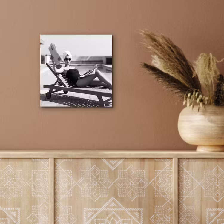 Aluminium schilderij - Glamour - Modern - Zwart - Wit — 6