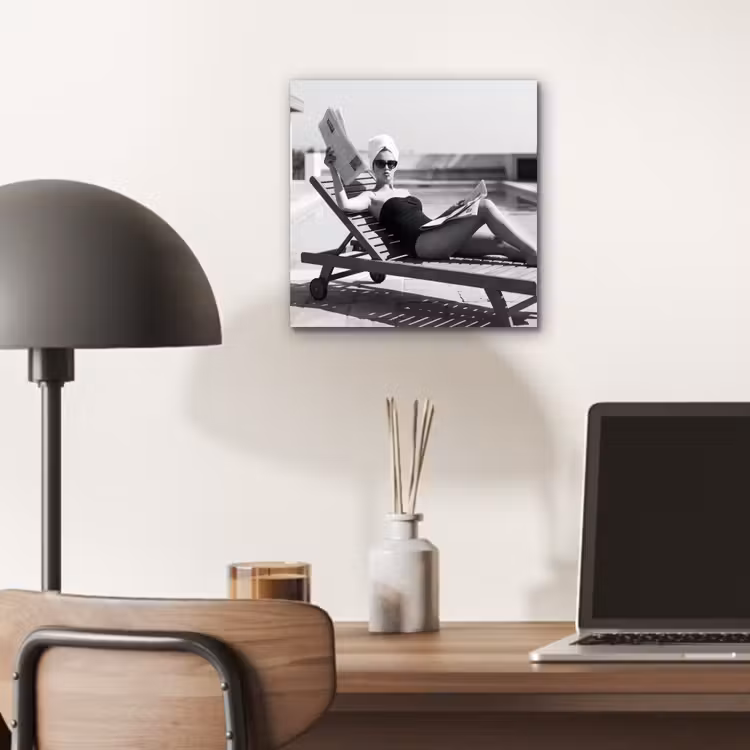 Aluminium schilderij - Glamour - Modern - Zwart - Wit — 7