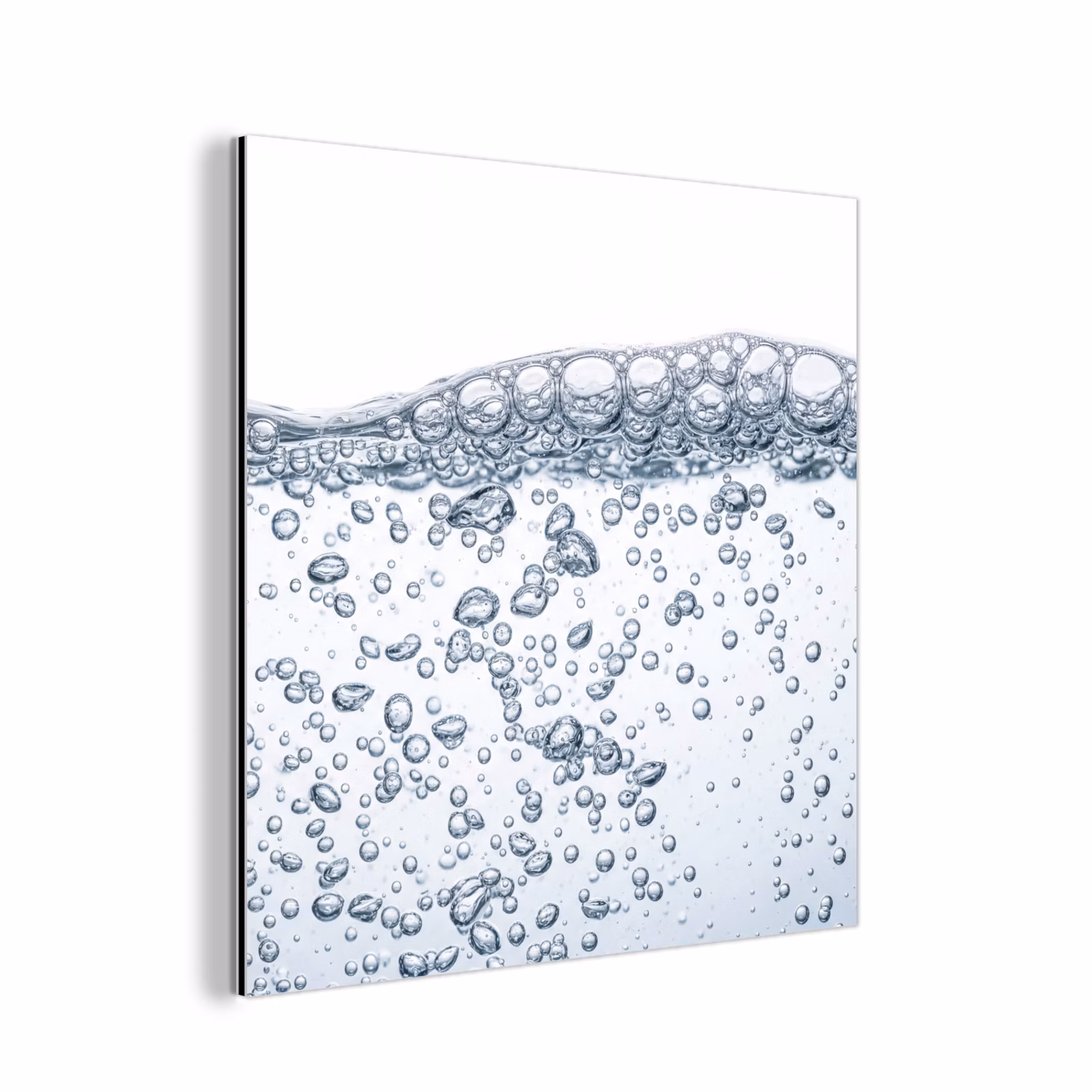 Aluminium schilderij - Luchtbellen - Water - Dynamisch — 1