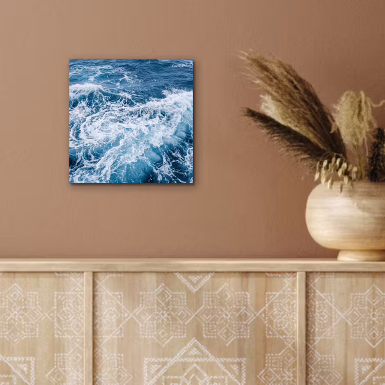 Aluminium schilderij - Golven - Oceaan - Blauw — 6