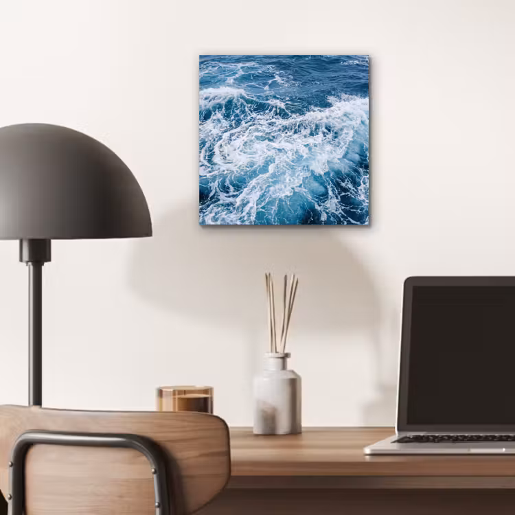 Aluminium schilderij - Golven - Oceaan - Blauw — 7