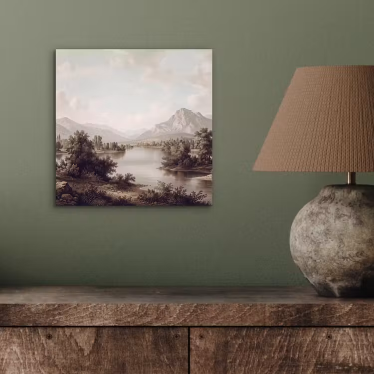 Aluminium schilderij - Klassiek - Landschap - Sereen — 4