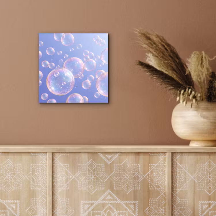 Aluminium schilderij - Pastel - Bubbels - Dromerig — 6