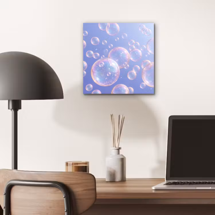 Aluminium schilderij - Pastel - Bubbels - Dromerig — 7