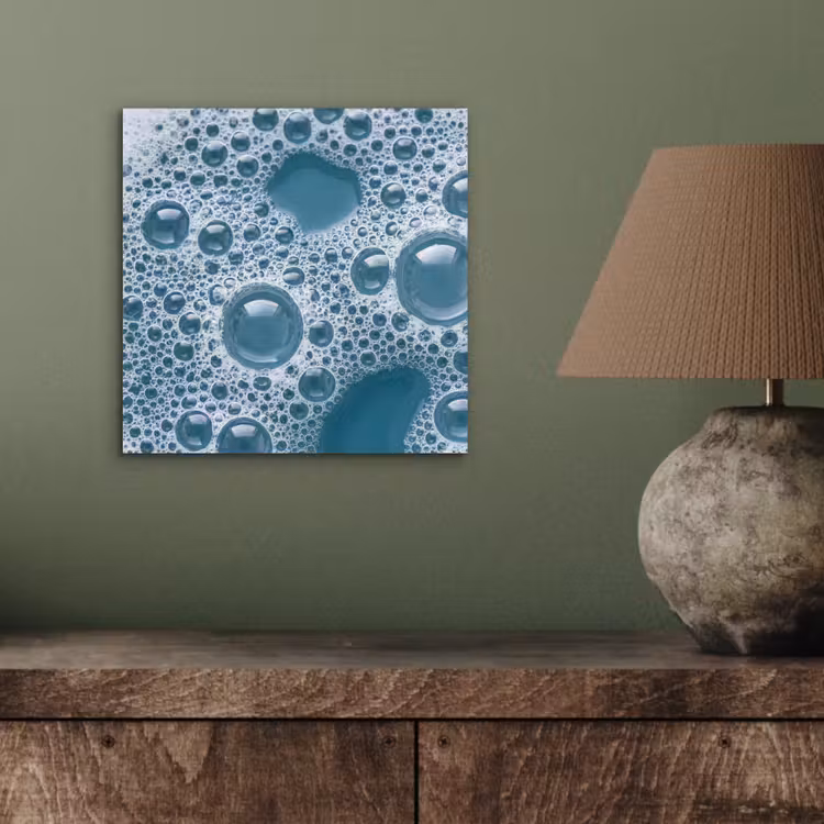 Aluminium schilderij - Schuim - Water - Textuur — 4