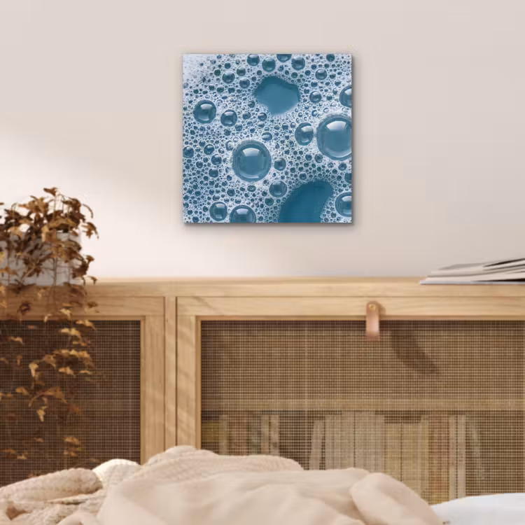 Aluminium schilderij - Schuim - Water - Textuur — 5