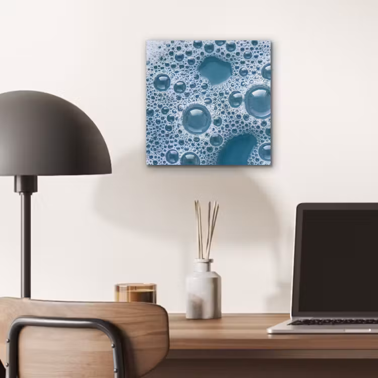 Aluminium schilderij - Schuim - Water - Textuur — 7
