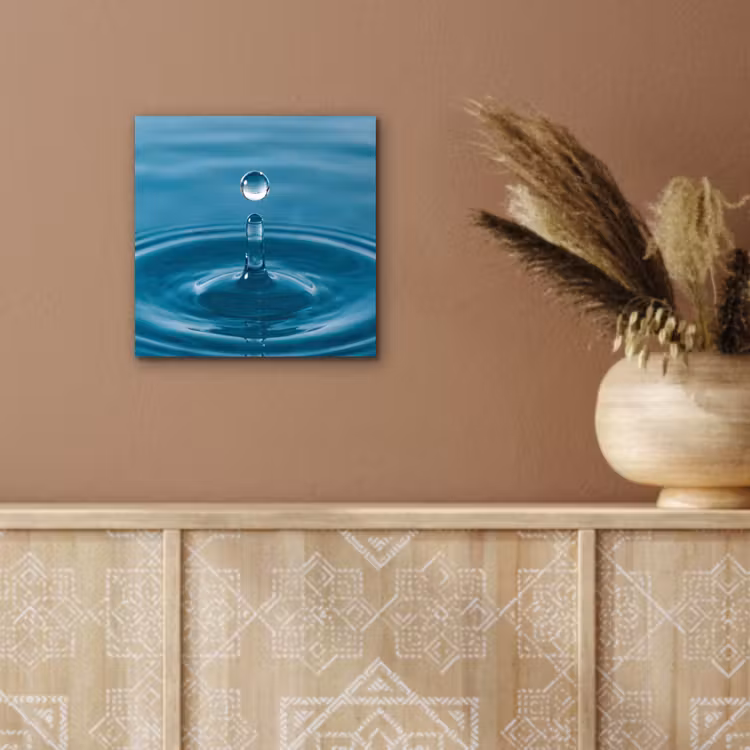Aluminium schilderij - Waterdruppel - Water - Oppervlakte — 6