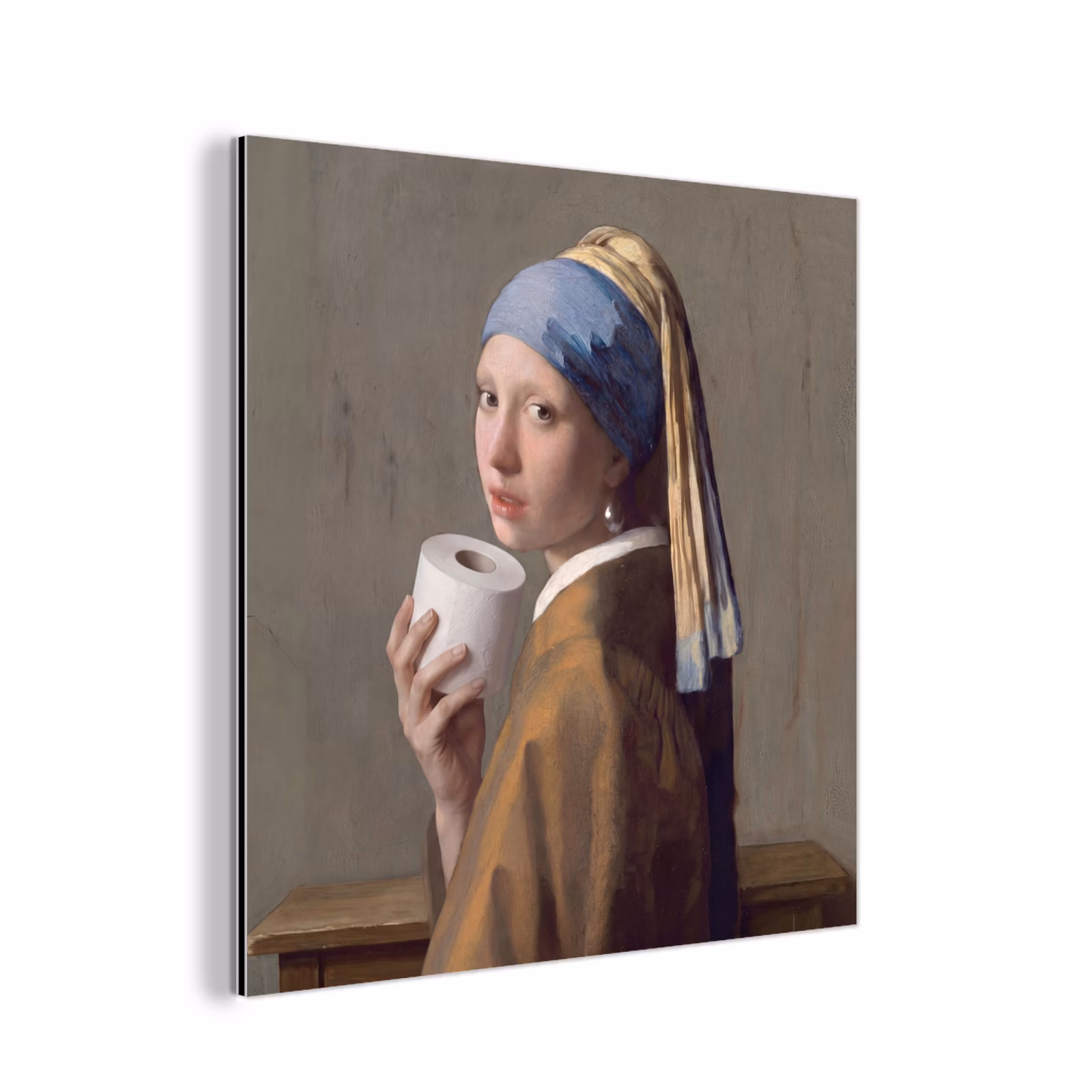 Aluminium schilderij - Klassiek - Humor - Kleurrijk — 1