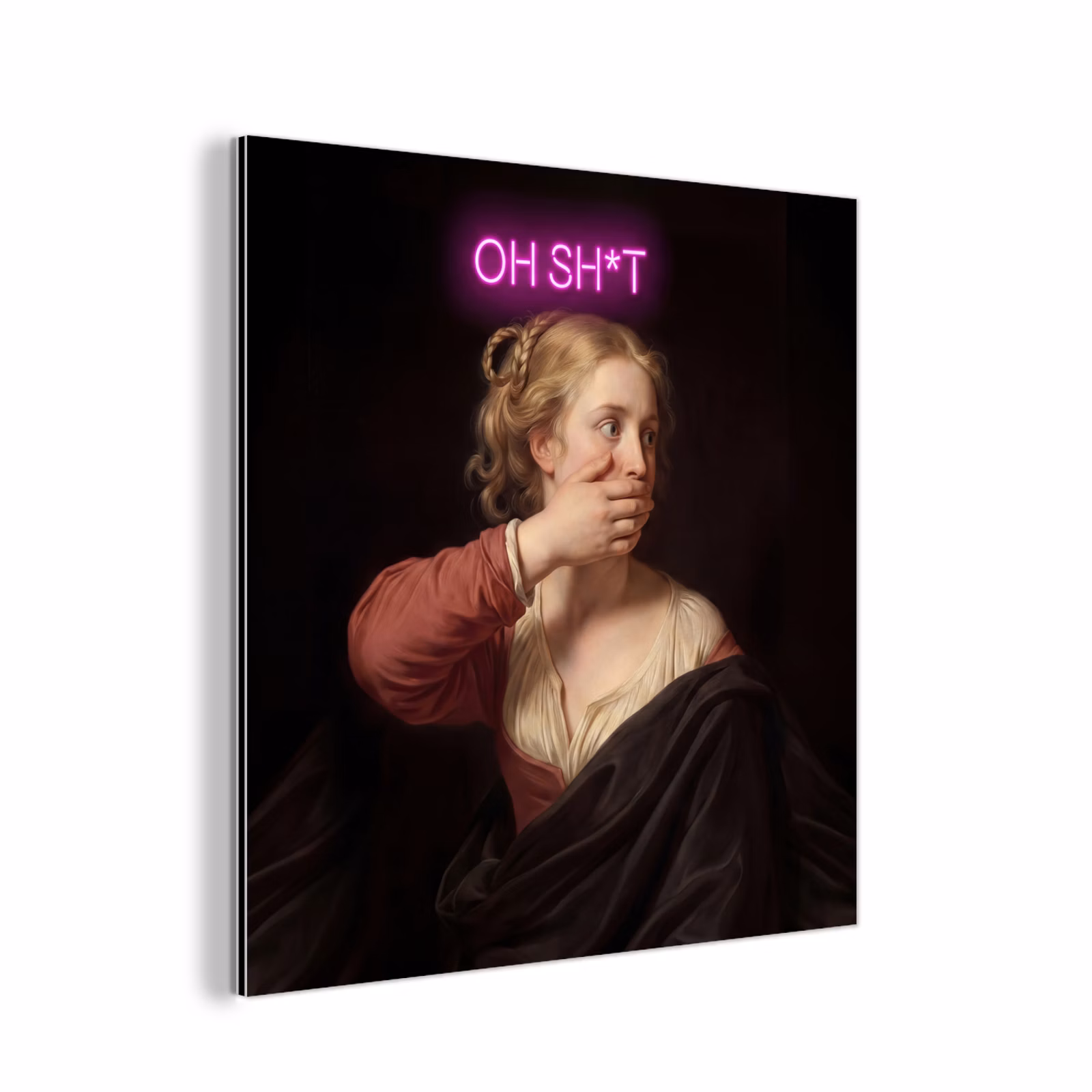 Aluminium schilderij - Quote - Neon - vrouw — 1