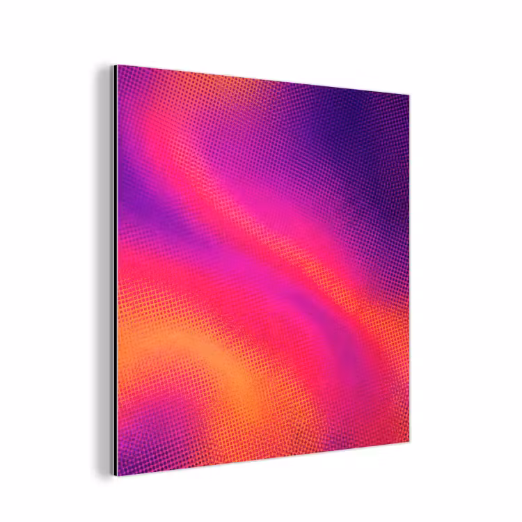 Aluminium schilderij - Abstract - Patroon - Kleurverloop — 1