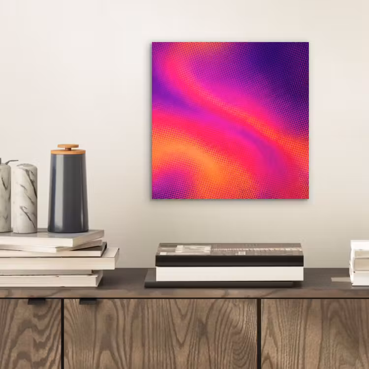 Aluminium schilderij - Abstract - Patroon - Kleurverloop — 2