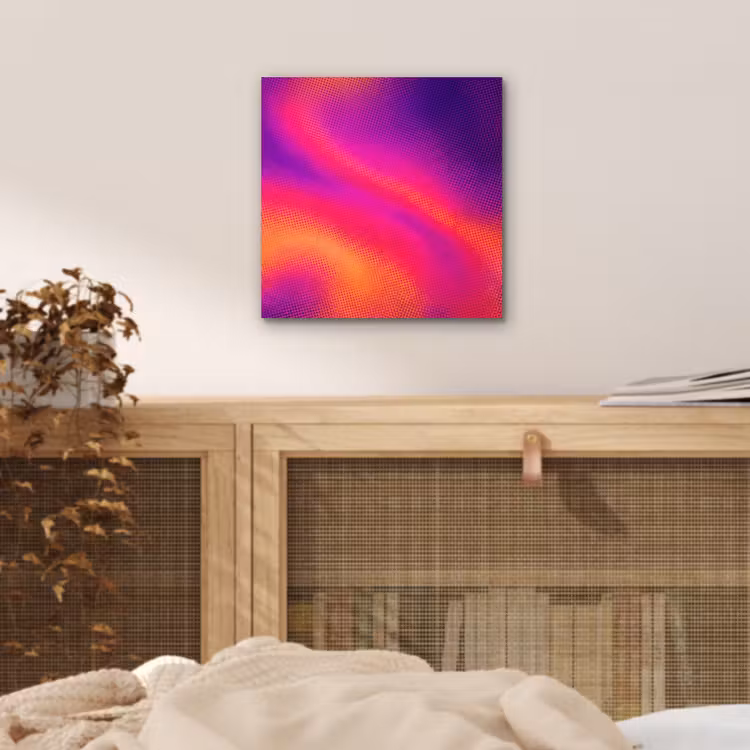Aluminium schilderij - Abstract - Patroon - Kleurverloop — 5