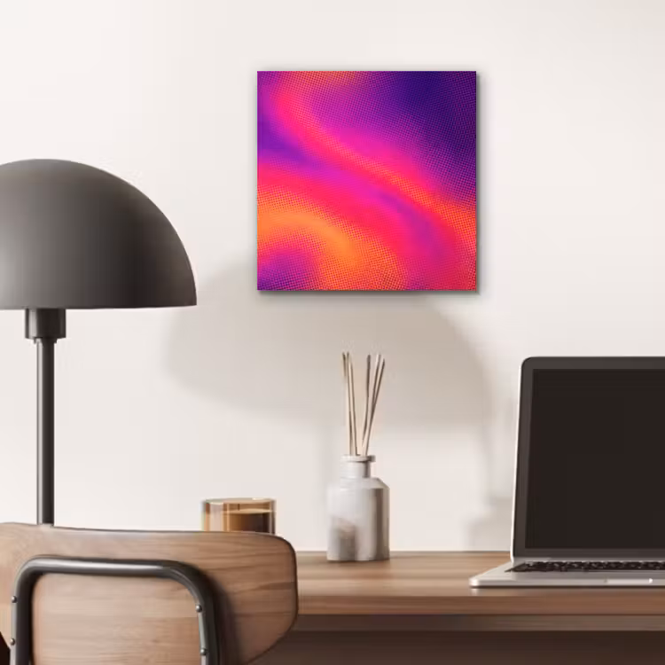 Aluminium schilderij - Abstract - Patroon - Kleurverloop — 7