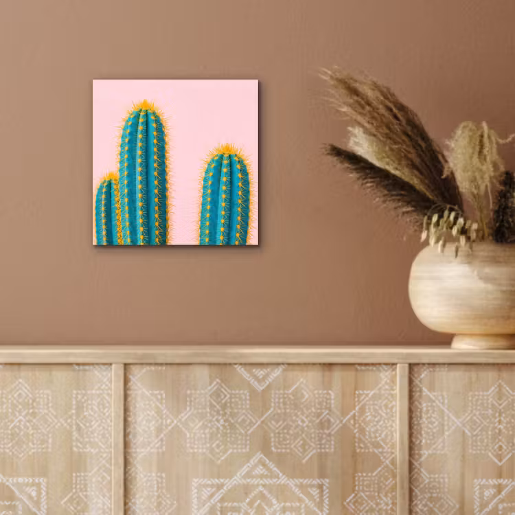 Aluminium schilderij - Cactussen - Modern - Pastel — 6