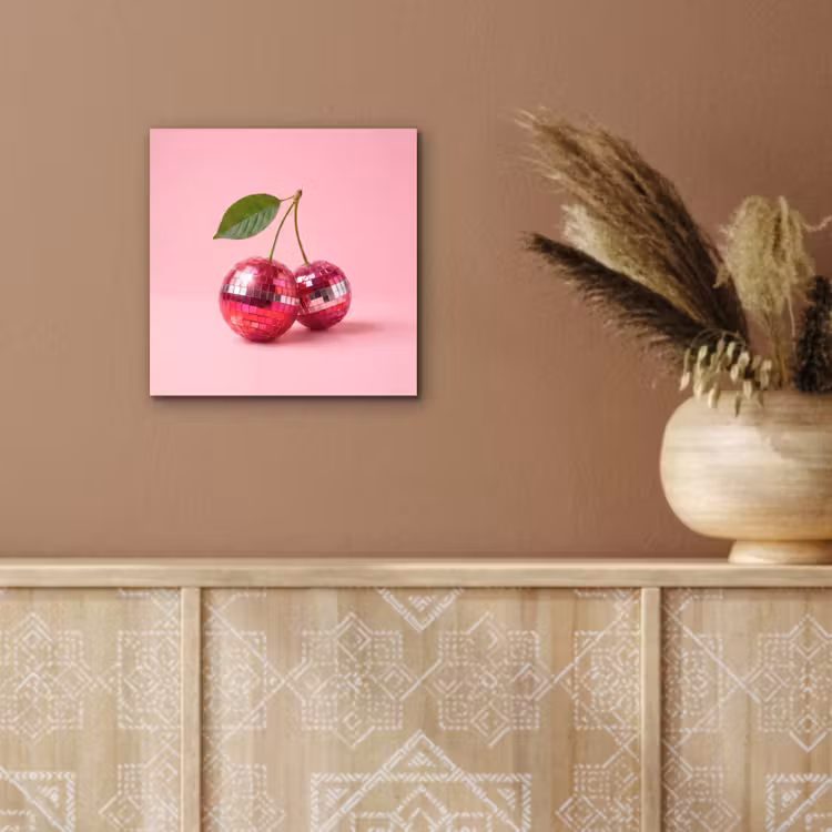 Aluminium schilderij - Disco - Kersen - Roze — 6