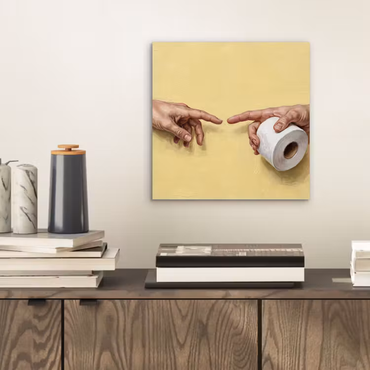 Aluminium schilderij - Klassiek - Kunst - Humor — 2