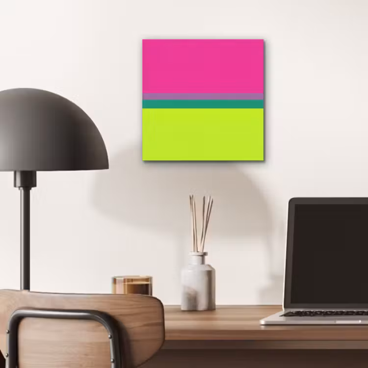 Aluminium schilderij - Strepen - Modern - Kleurrijk — 7