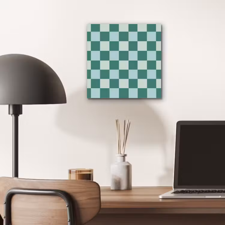 Aluminium schilderij - Schaak - Klassiek - Groen — 7