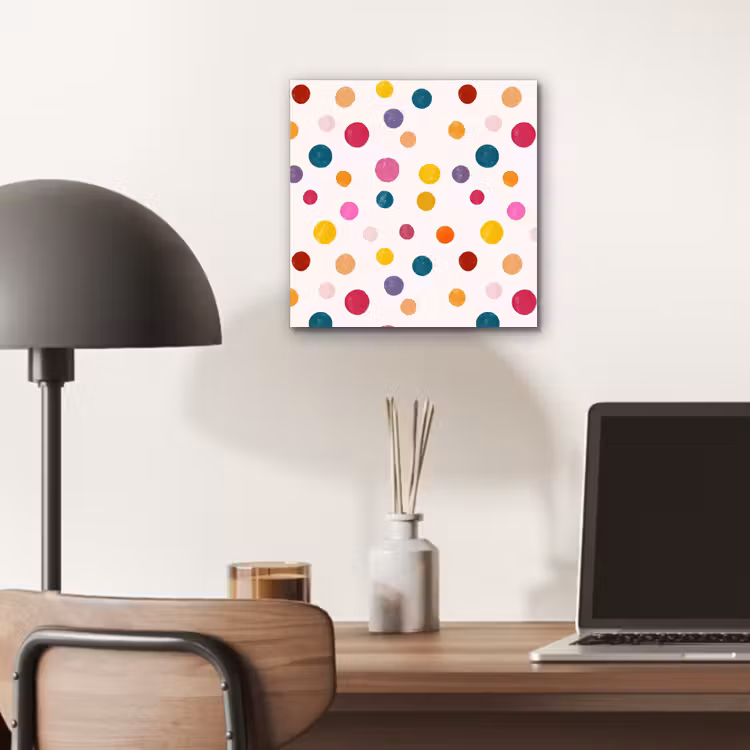Aluminium schilderij - Cirkels - Speels - Kleurrijk — 7