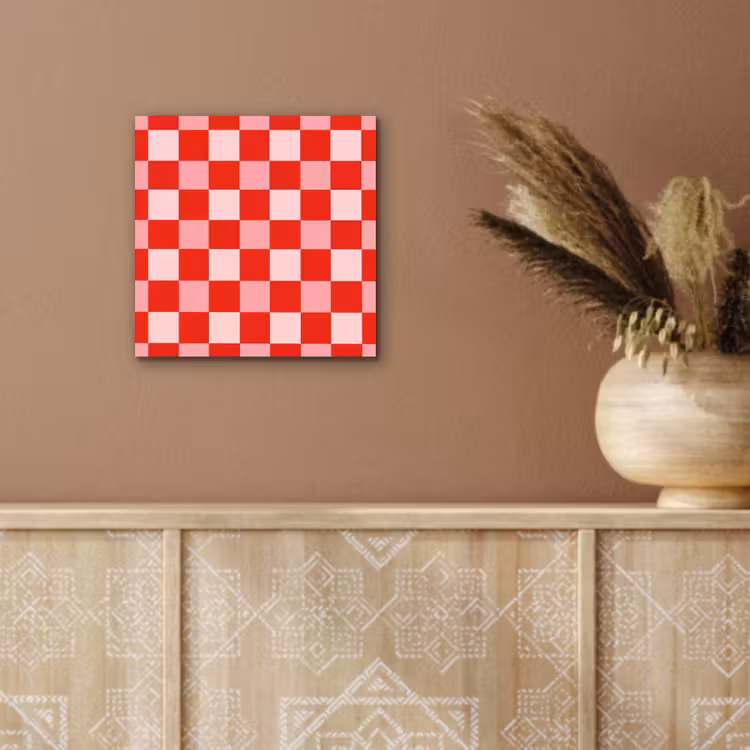 Aluminium schilderij - Vierkant - Klassiek - Rood — 6