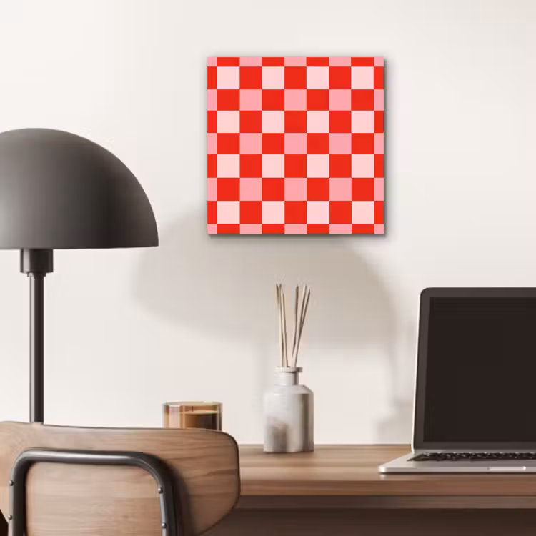 Aluminium schilderij - Vierkant - Klassiek - Rood — 7