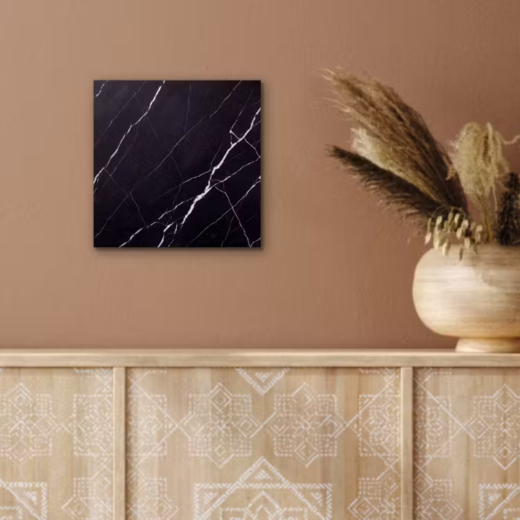 Aluminium schilderij - Marmer - Patroon - Abstract - Modern - Zwart — 6