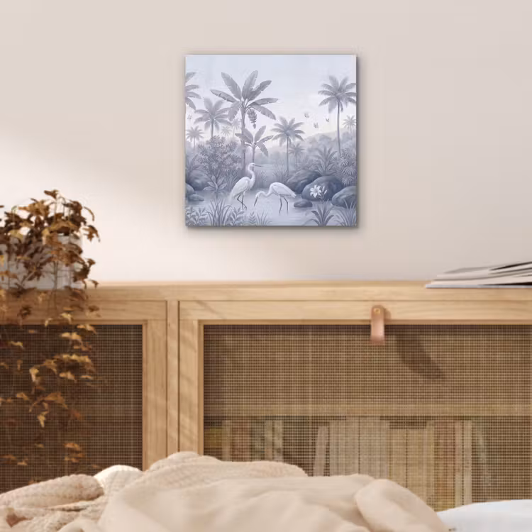 Aluminium schilderij - Vogel - Water - Tropisch - Natuur - Blauw — 5