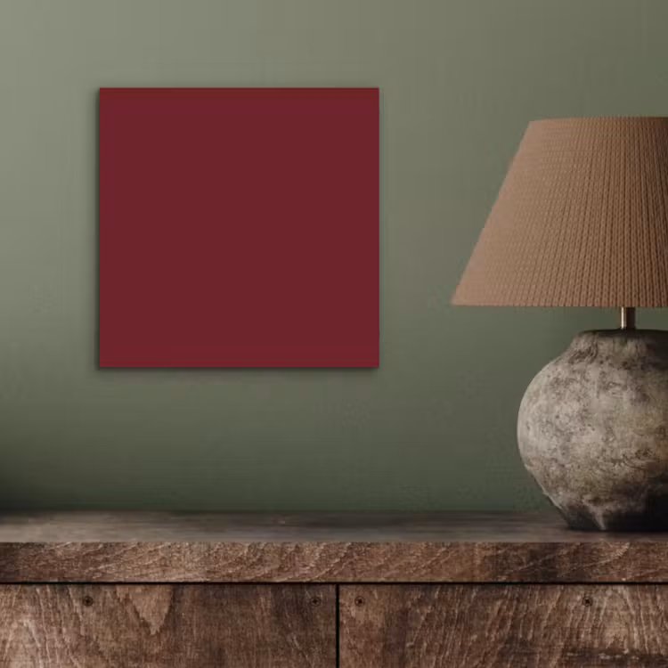 Aluminium schilderij - Dark - Garnet - Rood — 4