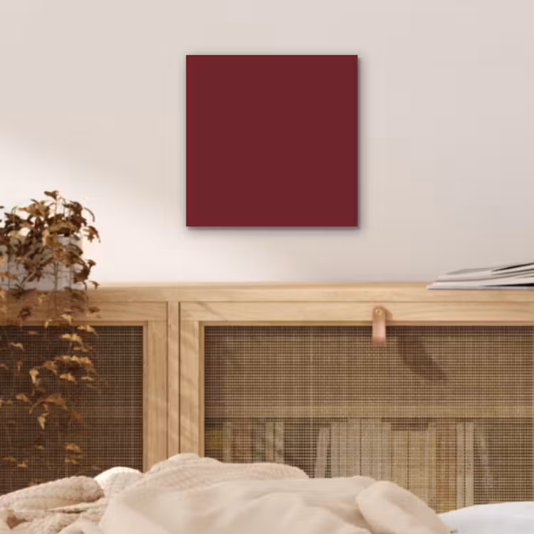 Aluminium schilderij - Dark - Garnet - Rood — 5