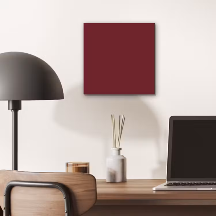 Aluminium schilderij - Dark - Garnet - Rood — 7