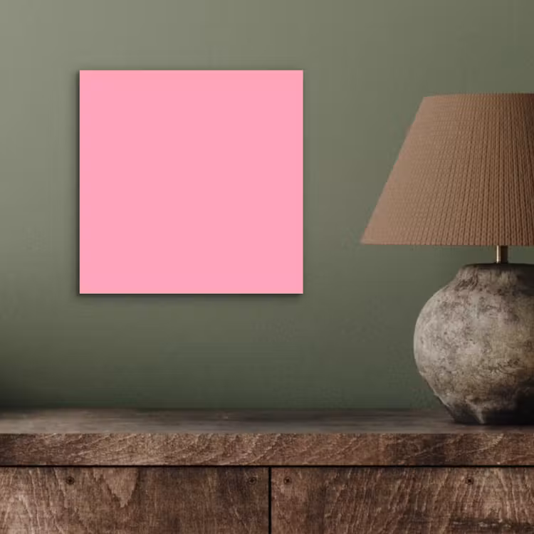 Aluminium schilderij - Bubblegum - Pink - Roze — 4