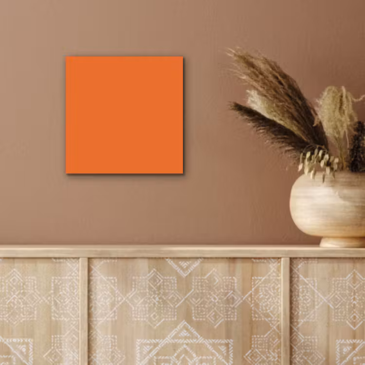 Aluminium schilderij - Burnt - Sienna - Oranje — 6