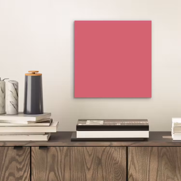 Aluminium schilderij - Crimson - Rose - Roze — 2