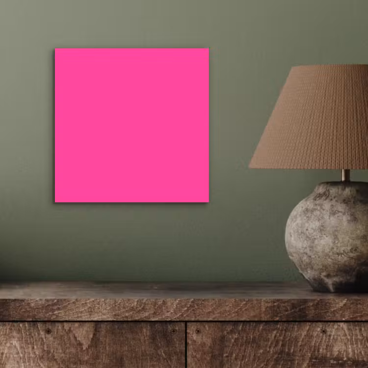 Aluminium schilderij - Electric - Magenta - Roze — 4