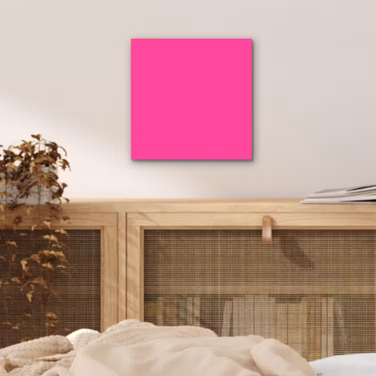 Aluminium schilderij - Electric - Magenta - Roze — 5