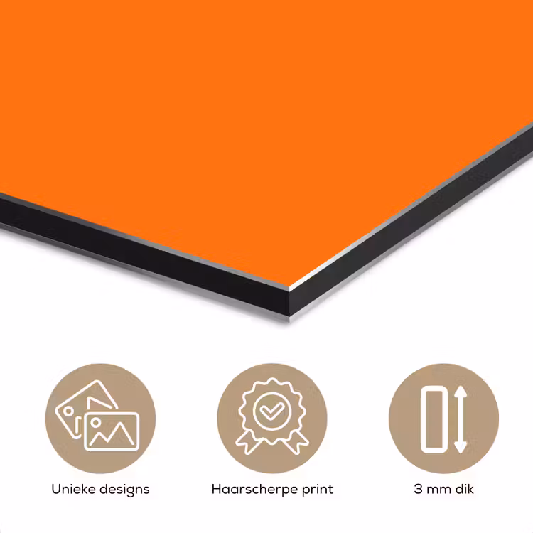 Aluminium schilderij - Spiced - Pumpkin - Oranje — 3