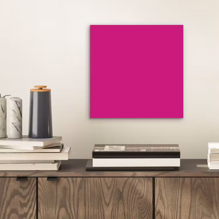 Aluminium schilderij - Velvet - Magenta - Roze — 2