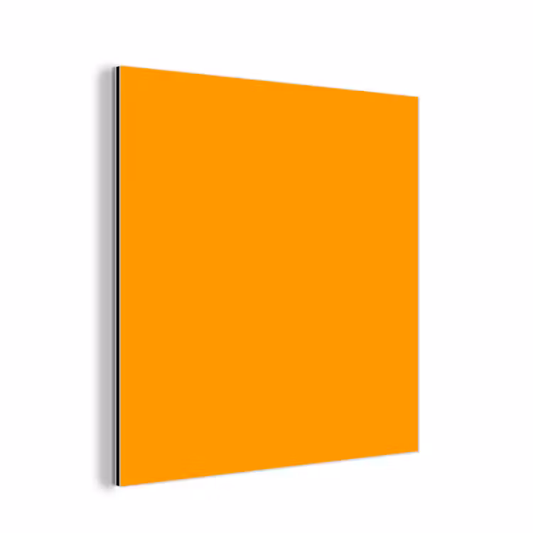 Aluminium schilderij - Warm - Ochre - Oranje — 1