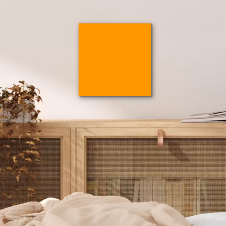 Aluminium schilderij - Warm - Ochre - Oranje — 5